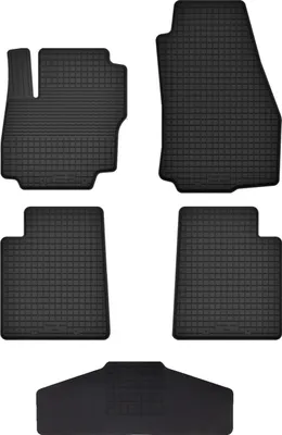 Obrázok produktu pre Gumové vaničkové autokoberce s tunelom pre: Ford Mondeo MK4 2012-2014 čierne 5 ks