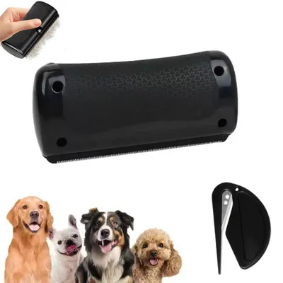 Image de Brosse pour animaux de compagnie, peigne anti-poils pour chiens et chats | Polyvalente et facile à nettoyer