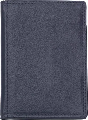 Produktbild von Herren & Damen Kartenetui aus Echtleder mit RFID Schutz, Slim Wallet Kreditkartenetui mit Geldscheinfach, 8 Kartenfächer, Ausweisetui 8,5x12 cm