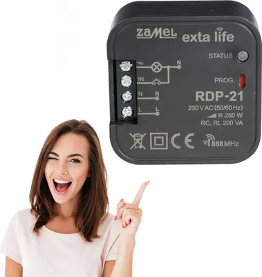 Zdjęcie produktu dla Funk-Dimmer, RDP-21, exta life Zamel