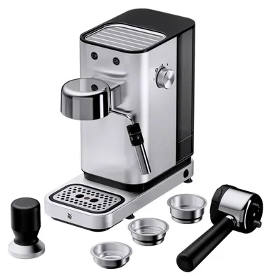 Zdjęcie produktu dla WMF Lumero 04.1237.0011, Ekspres do espresso, 1,4 l, Kawa mielona, 1350 W, Stal nierdzewna
