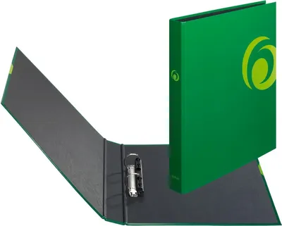 Produktbild von Ringbuch Fresh Colour 2 Ringe A4 25mm grün maX.file Packung mit 15 Stück