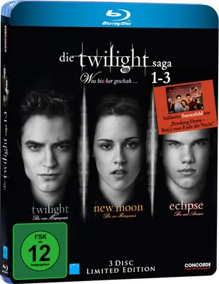 Produktbild von Die Twilight Saga 1-3 - Was bissher geschah... (Limited Edition, 3 Discs)