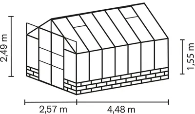 Produktbild von Cassandra 11500 ESG 3mm, schwarz