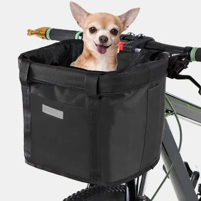Produktbild von Fahrradkorb 34 cm x 25 cm x 24 cm, Aluminiumrahmen, für Einkaufen