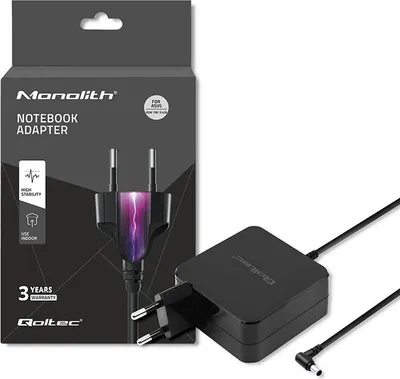 Produktbild von Qoltec 51745 Netzteil & Spannungsumwandler Indoor 65 W Schwarz