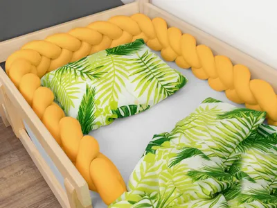 Zdjęcie produktu dla Benlemi Narzuta bawełniana 200 cm musztardowa