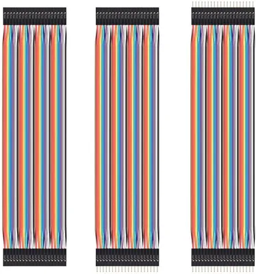 Produktbild von 40pin Jumper / Dupont Kabel Set, je 1x F-F / M-M / F-M, 20cm