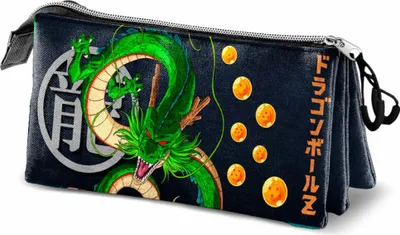 Obrázek produktu pro Karactermania Dragon Ball Shenron Triple Pencil Case Black Man Black One Size