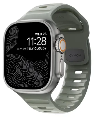 Produktbild von Nomad Sport Band, Band, Smartwatch, Grau, Apple, Ultra / 46mm, Gummi