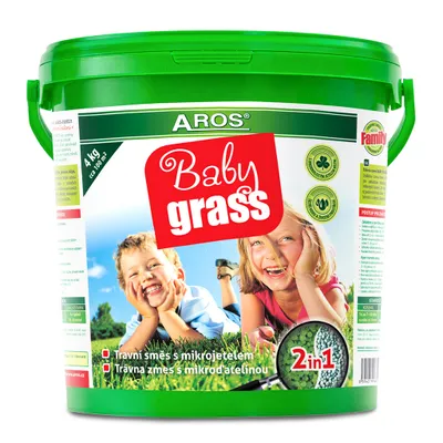 Obrázok produktu pre AROS Trávna zmes Baby Grass (4 kg na 100 m²)