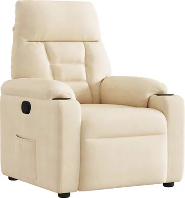 Productafbeelding van Fauteuil verstelbaar microvezelstof beige