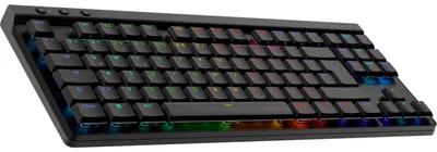 Zdjęcie produktu dla Logitech G G515 LIGHTSPEED TKL, Przewodowy i Bezprzewodowy, RF Wireless + Bluetooth, Mechaniczna, QWERTZ, RGB LED, Czarny