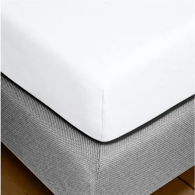 Produktbild von Jersey Elasthan Spannbetttuch Laken Bierbaum 90x200 100x200 Weiß 10