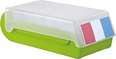 Produktbild von helit Lernkartei BeeBox A7 Unterteil: limette transluzent