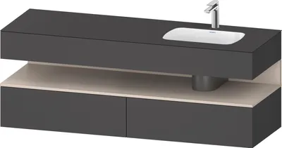 Produktbild von DURAVIT QA4796091490010 QTG EWT KWTU 1600 Wß Hgl. Be