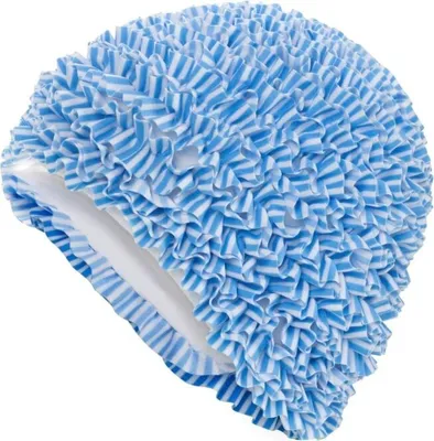 Produktbild von Fashy Frill 344959 Badekappe Blau  Blau One Size