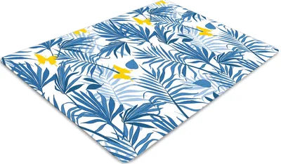 Produktbild von Stuhlunterlage Bürostuhlunterlage 120 cm x 90 cm Bodenmatte Bürostuhlunterlage - Schmetterlinge in den Tropen