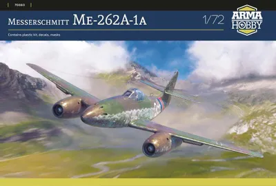 Obrázek produktu pro ARMA HOBBY ARMA70083 Messerschmitt Me 262 A-1a