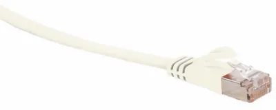 Image de Câble patch RJ45 U/UTP, avec câble brut CAT.7, 7,5 m, blanc
