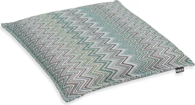 Produktbild von H.O.C.K. Pablo Outdoor Sitzkissen 45x45x6cm col. 2 blue multi Zick-Zack sun boho