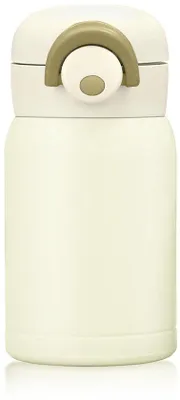 Imagen del producto de Botella térmica de acero inoxidable pequeña, de 200 ml, aislada, sin BPA, color blanco