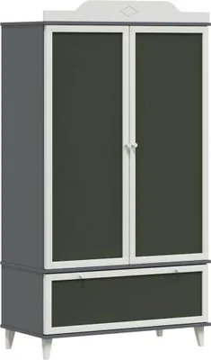 Immagine prodotto di Armadio con Lavagna ROROS Grigio e Bianco 90 x 45 x 165 cm