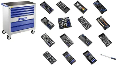 Image de EXPERT Werkstattwagen XL mit 250 Werkzeugen - 7 Schubladen