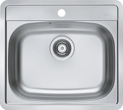 Obrázok produktu pre Drez Alveus More 10 l, 560 × 500 mm, nerezová oceľ, vstavaný