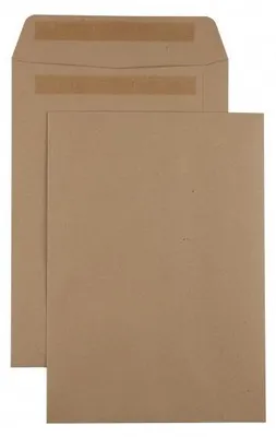 Produktbild von Kaenguruh C5 Versandtasche, Natron / Recycling/Recycling braun 90g selbstklebend