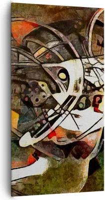 Produktbild von Bild auf Leinwand - Leinwandbild - Abstraktion modern - 65x120cm - Wand Bild - Wanddeko - Leinwanddruck - Bilder - Kunstdruck - Wanddekoration - Leinwand bilder - Wandkunst - PA65x120-3452