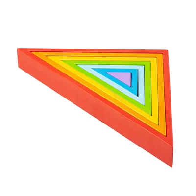 Immagine prodotto di Triangoli pieghevoli in legno Bigjigs Baby