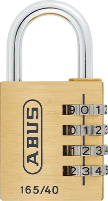 Produktbild von ABUS Zahlenschloss 165 aus Messing Sicherheitslevel 3 - 2er Set, Vers. Größen, Set-Inhalt:2er Set