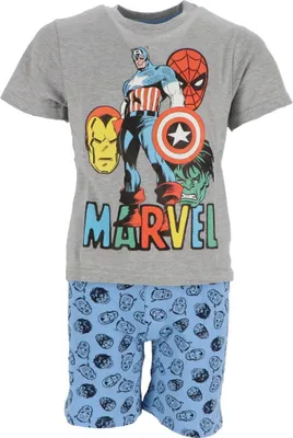 Produktbild von Marvel Shortama – Bequemer Baumwoll-Schlafanzug für Jungen und Mädchen 110/116