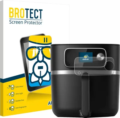 Produktbild von BROTECT Schutzglas für Philips Airfryer HD9880/90 Schutzfolie Panzer Folie Glas Display Schutz klar
