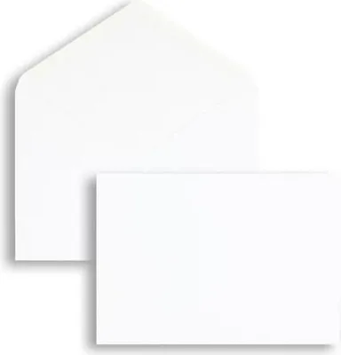 Produktbild von Briefumschläge 140x200mm (DIN E6) 90g/qm gummiert VE=500 Stück weiß