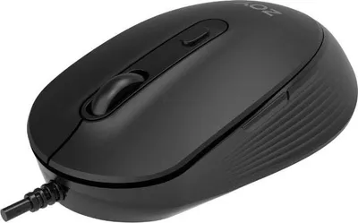 Zdjęcie produktu dla Przewodowa ergonomiczna mysz ZOY z 6 przyciskami i regulacją DPI, czarna
