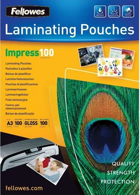 Produktbild von Laminierfolie A3 100mic VE=5x100 Stück glänzend