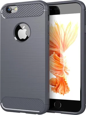 Immagine prodotto di Custodia Cadorabo per Apple iPhone 6 / 6S in TPU grigio protettivo custodia cover telefono cellulare