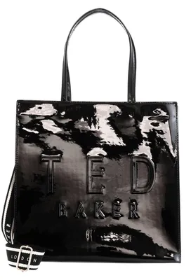 Produktbild von Ted Baker Schultertasche Umhängetasche Iconny Webbing Large Icon Bag Black schwarz