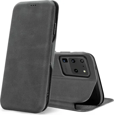 Produktbild von Shell Flip Case für Samsung Galaxy S20 Ultra Hülle Book Cover Handy Tasche mit Kartenfach Premium Schutzhülle