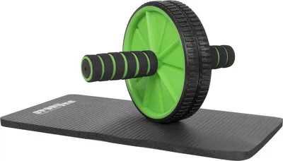 Produktbild von Sport-Tec Bauchtrainer Ab Wheel inkl. Kniematte, Roller, Bauchwegtrainer