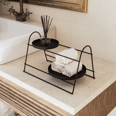 Immagine prodotto di Evila Originals, GED-013-A, Accessorio decorativo in metallo, Nero, 35 x 21 x 22 cm