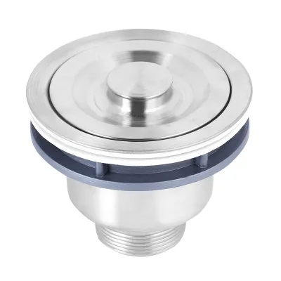 Produktbild von Edelstahl Silber Waschbecken Abflüsse Waschbecken Siebe Küche Drain Stopper