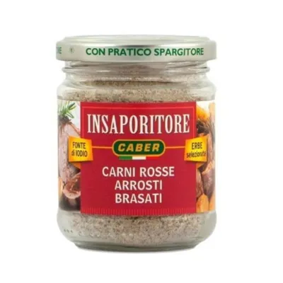Image de Assaisonnement Caber au sel iodé pour viande rouge 125 g