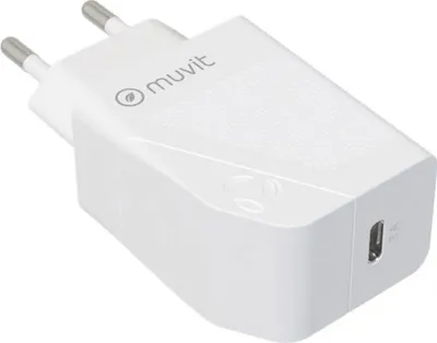Produktbild von Muvit For Change MCACC0012 Wall Charger / 1xUSB Type-C / 20W