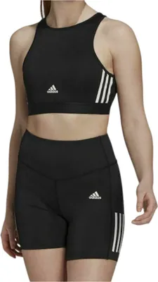 Produktbild von Damen-Top Adidas Hyperglam Aeroready Sport-BH schwarz S
