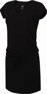 Produktbild von HANNAH CATIA II Damen Sommerkleid, Anthrazit, Baumwolle & Elasthan, Regular Fit, Ideal für Städtereisen und Freizeit, Leicht & Bequem Catia II Leichte Sommerkleider Mit Kordelzug, Knielang, Gr. 34, Baumwolle-Elasthan-Mix