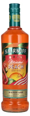 Image de Smirnoff Vodka MIAMI PEACH Spirit Drink 35% Vol. 0,7l