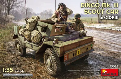 Imagen del producto de Vehículo de reconocimiento Dingo Mk. III con tripulación / Escala 1:35
